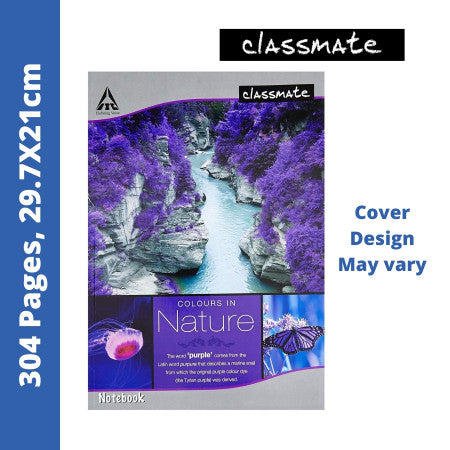 Classmate A4 Register- Single Line, 304 Pages, 29.7x21cm (02671132)