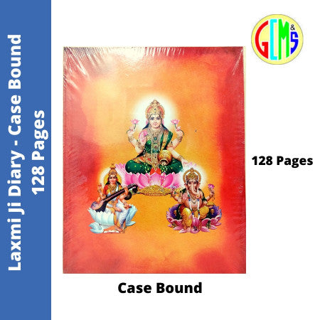 Unique Laxmi Ji Case Bound Diary - 128 Pages