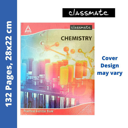 Classmate Chemistry Practical Notebook - 132 Pages, 28x22cm (02000277)