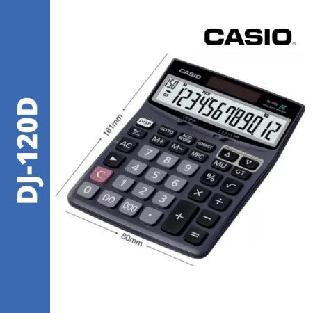 Casio DJ-120D Desktop Check & Correct Calculator