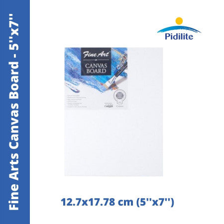 Pidilite Fine Art Canvas Board - 12.7x17.78 cm (5''x7'')