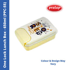 Pratap One Lock 650ml Generic Lunch Box - PPC55 ( Cartoon Characters)