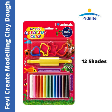 Pidilite Rangeela Modelling Creative Clay - 12 Shades
