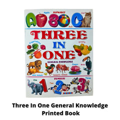 Three In One General Knowledge Printed Book - (ABC 05)