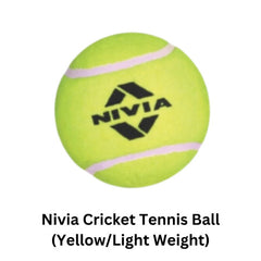 Nivia Cricket Tennis Ball Yellow/Light Weight (CT-3802)