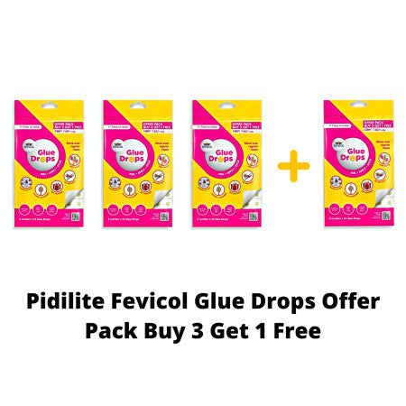 Pidilite Fevicol Glue Drops Offer Pack Buy 3 Get 1 Free