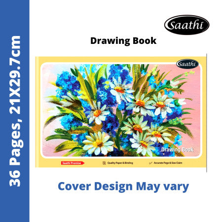Saathi Drawing Book - 36 Pages, 21x29.7cm (02331001) MRP Rs. 30