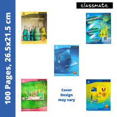Classmate Practical Notebook - 100 Pages, 26.5x21.5cm