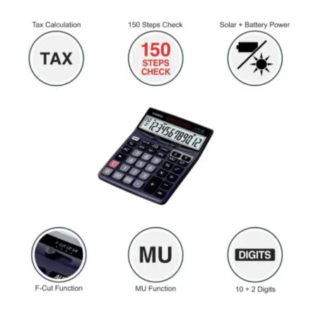 Casio DJ-120D Desktop Check & Correct Calculator - New
