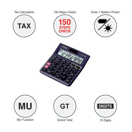 Casio MJ-100DA Desktop Check & Correct Calculator - New