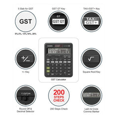 Casio MJ-120GST Desktop Check & Correct GST Calculator