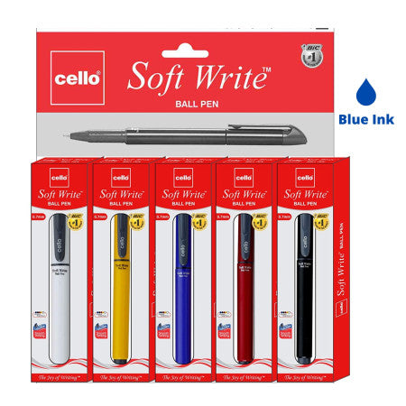 Cello Soft Write Ball Pen - Blue