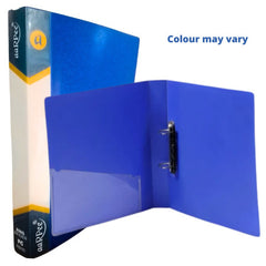Aarpee Ring Binder - FC, 2 Ring, D Shape (RB110) - Blue