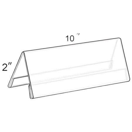 Kebica Name Plate Holder Stand (5x25.4cm)