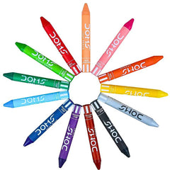 Doms Wax Crayons Small - 12 Shades
