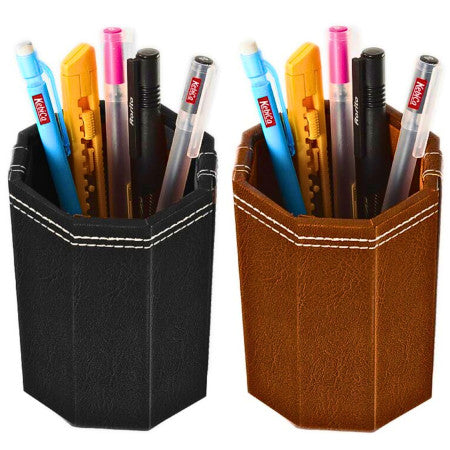 Kebica Leather Hex Multi Purpose Pen Holder