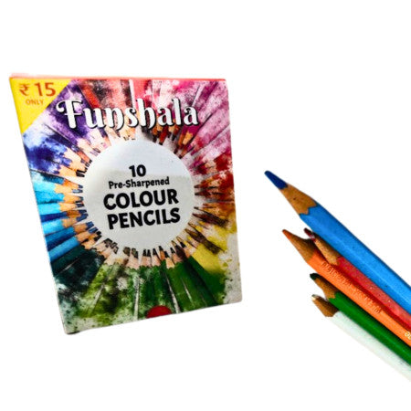 Tales Funshala Pencil Colour - 10 Shade