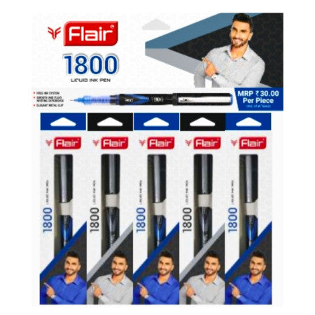 Flair 1800 Liquid Ink Pen - Blue