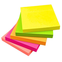 3M Post it Sticky Notes 76x76mm - Multicolour, 100 Sheets (3