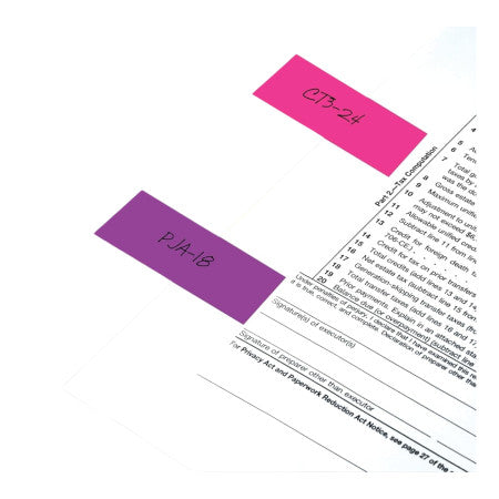 3M Post it Sticky Page Markers 25x76mm - Multicolour, 150 Sheets (1