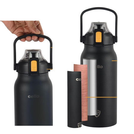 Cello Duro Accord 1500ml Stainless Steel Bottle