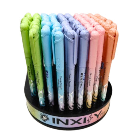 Doms Inxify Plus Ball Pen - Assorted,100 Pcs Stand