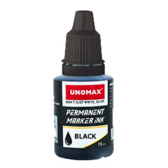 Unomax Permanent Marker Ink 15ml - Black