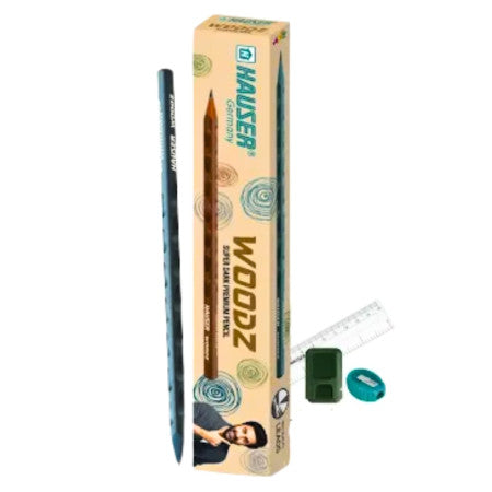 Hauser Woodz Super Dark Premium Pencil - Pack of 10 Pencils