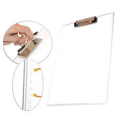 Hauser Transparent Exam - Tech Writing Pad (9.6''x14.3