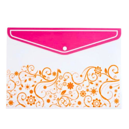 Aarpee FC Document Folder - Flower Creepers Print, 0.16 mm, (DPF1672)
