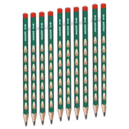 Hauser One Super Dark Pencil - Pack of 10 Pencil With XO Ball Pen 1 Pcs Blue