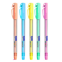 Doms Inxtra Candy Ball Pen - Blue, 100 Pcs Stand
