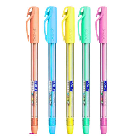 Doms Inxtra Candy Ball Pen - Blue, 100 Pcs Stand