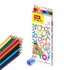 Flair Creative YO Pencil Colour Long - 12 Shades