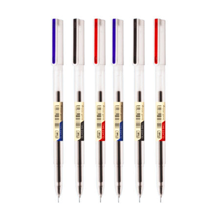Flair Glass Ball Pen - Assorted, 100 Pcs Stand