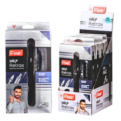 Flair Inky Retrax Retractable Fountain Pen - Blue