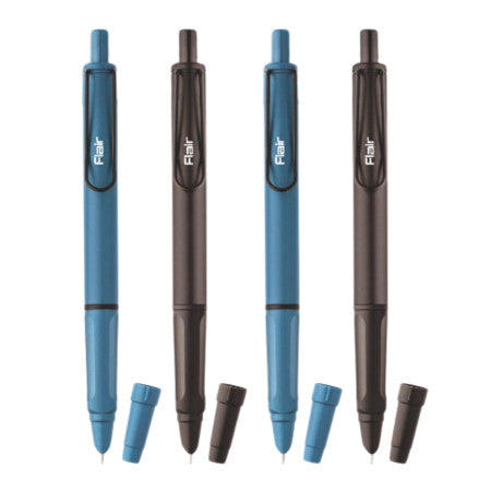 Flair Inky Retrax Retractable Fountain Pen - Blue