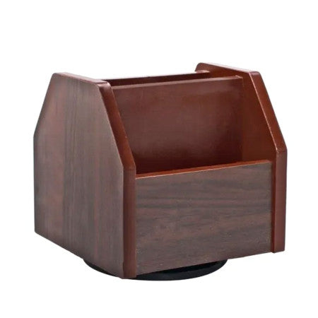Kebica Wooden Multi Purpose Revolving Pen Holder Stand