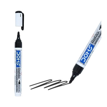 Doms White Board Marker - Black