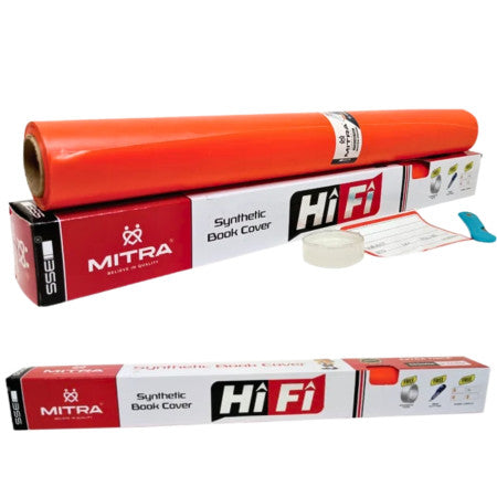 Mitra Hi Fi Book Cover Roll Orange - 14