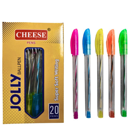 Cheese Jolly Ball Pen - Blue