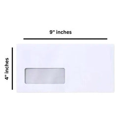Taj Mahal White Window Envelope 9