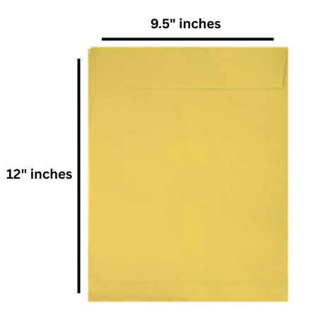 Taj Mahal Cover Paper Yellow Envelope 12