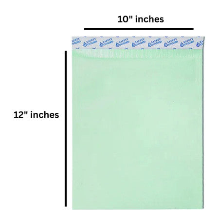 Taj Mahal Green Polynet Laminated New Cloth Envelope 12'X10