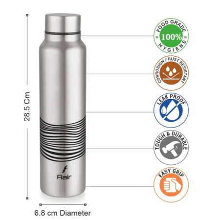 Flair O2 1000 Stainless Steel Water Bottle - 970ml