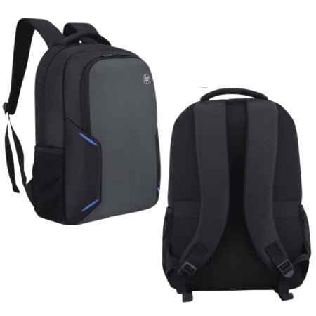 Multipurpose⁠ Backpack Bag with laptop enclosure,18 inches - Grey & Black (H856)