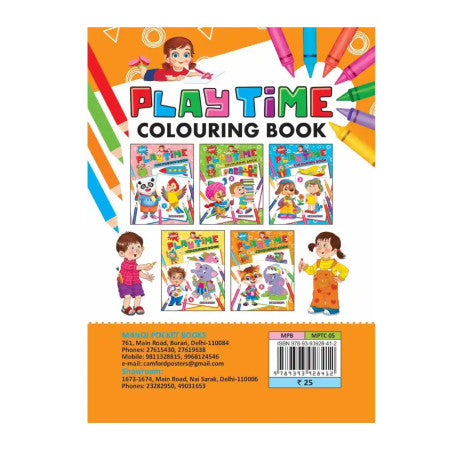 Fun Time Colouring Book Mini - Mix Design