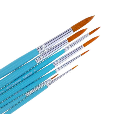Apsara Round Assorted Paint Brush, Pack of 7