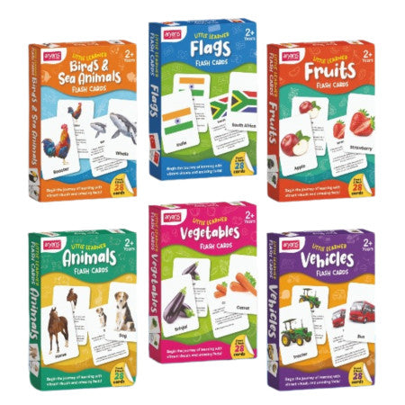 Aryans Little Learner Flash Cards (28 Cards) Mix Design