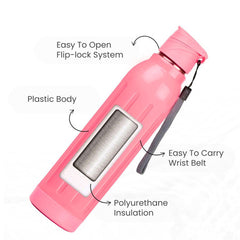 Flair Arrow PP Inner Insulated Water Bottle - 900ml